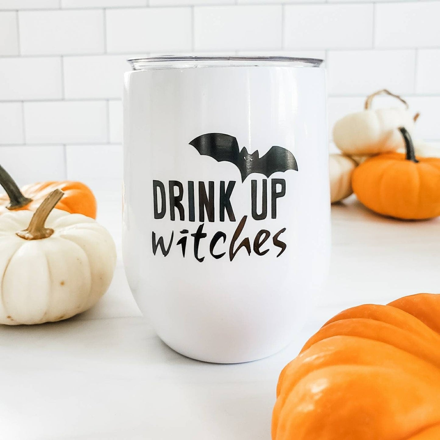 Witches Brew Pastel Halloween Wine Tumbler