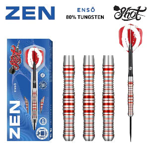 Zen Enso Steel Tip Dart Set - 80% Tungsten