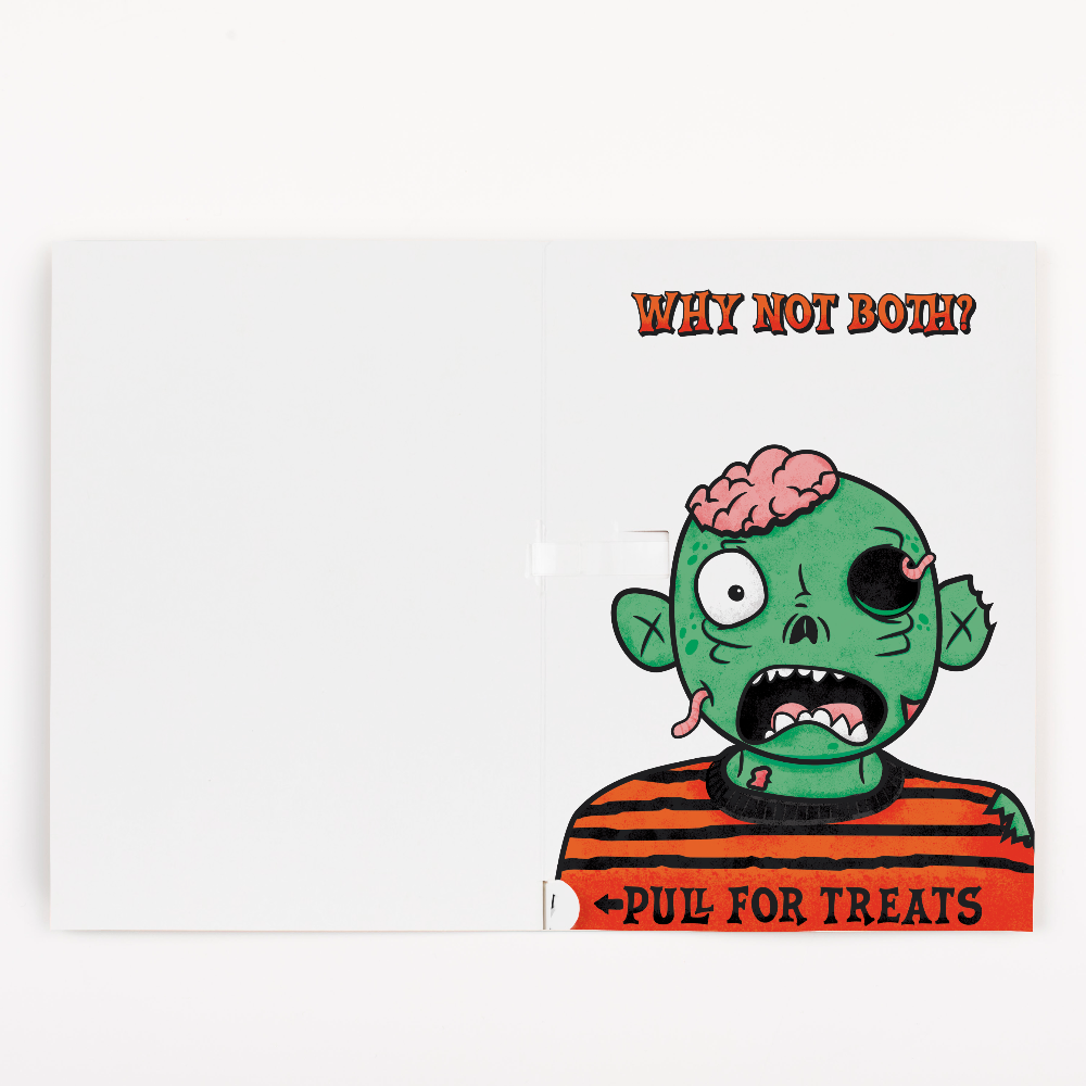 Endless Halloween Card with Glitter and Sticker Surprise