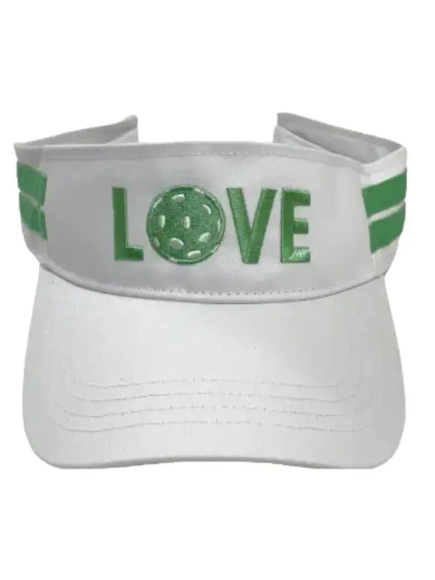 Pickleball Visor - White & Green