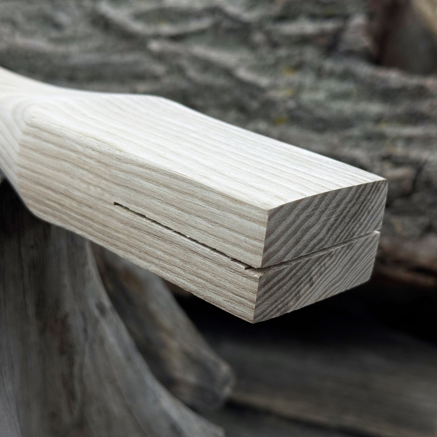 Ash Wood Axe Handle with Red Oak Wedges, 41.5 cm (16.3 in)