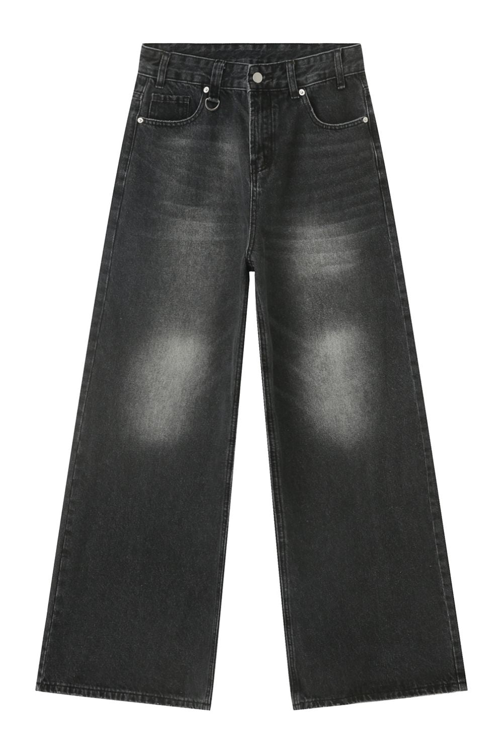 Wide Leg Jeans with Pockets