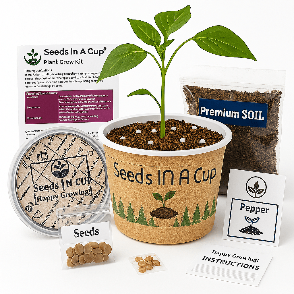 Seeds In A Cup®  Original Veggie & Herb Grow Kit