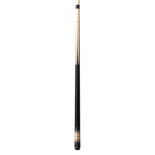 Players Natural Maple & Blue Stone Cue with Black Linen Wrap - 19oz