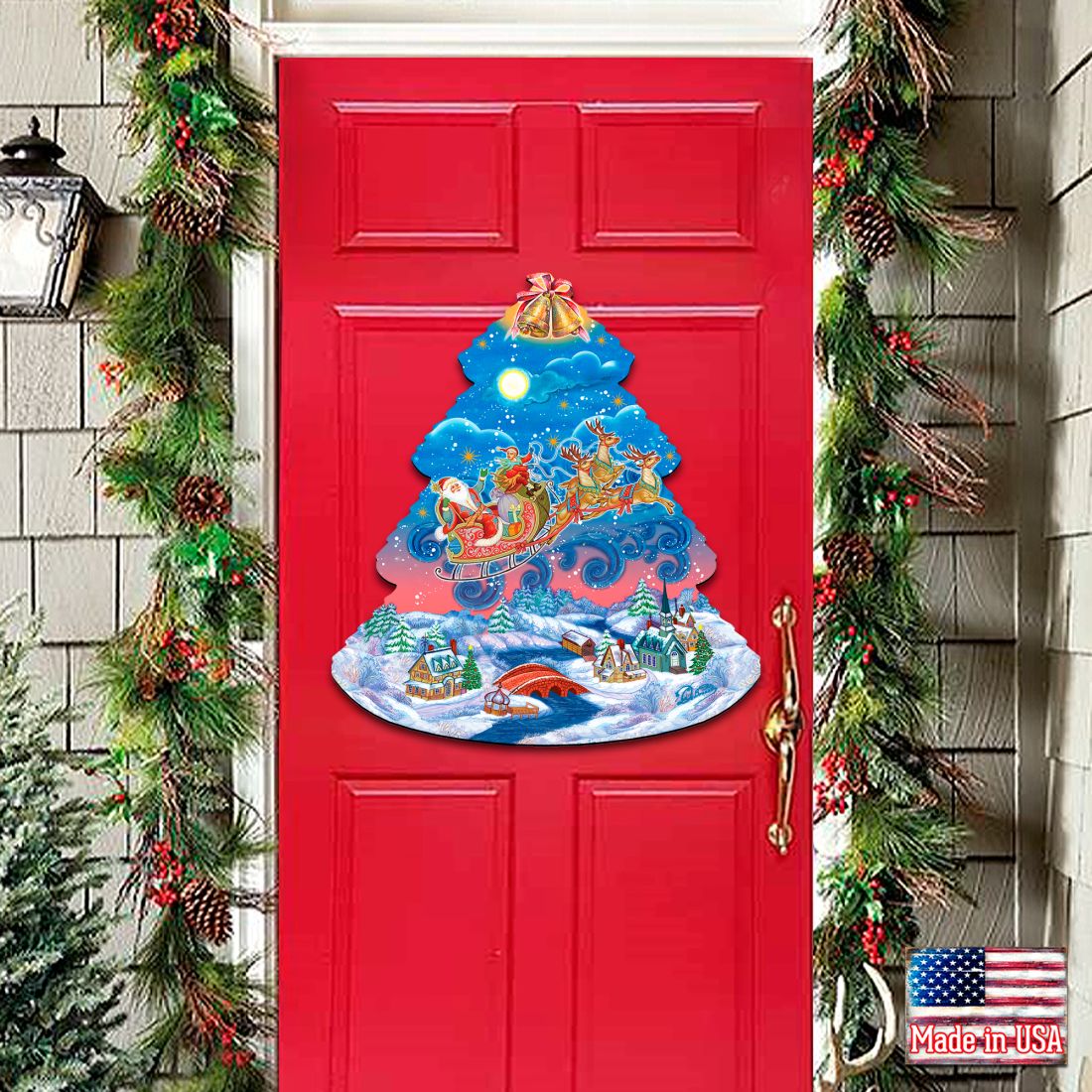 Nativity Holiday Door Decor by G. DeBrekht - Nativity Holiday Decor - 8186135H
