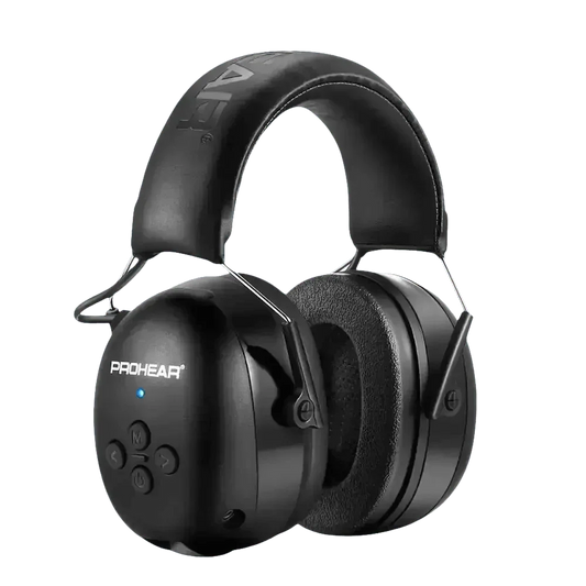 Black Noise Canceling Bluetooth Earmuffs
