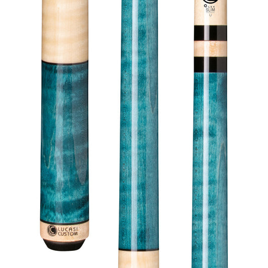 Teal Birdseye Custom Lucasi Cue
