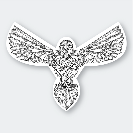 Geo Eagle Sticker
