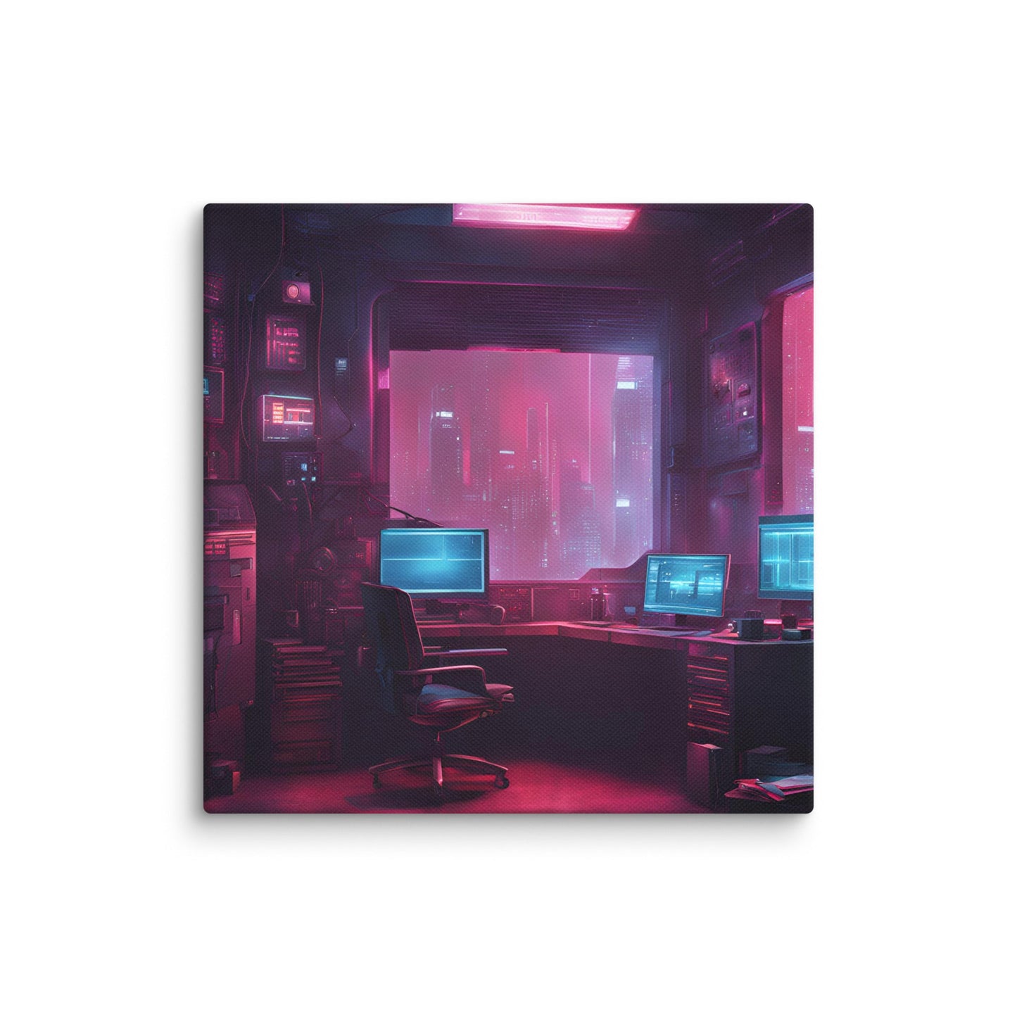Night Work 3 Canvas