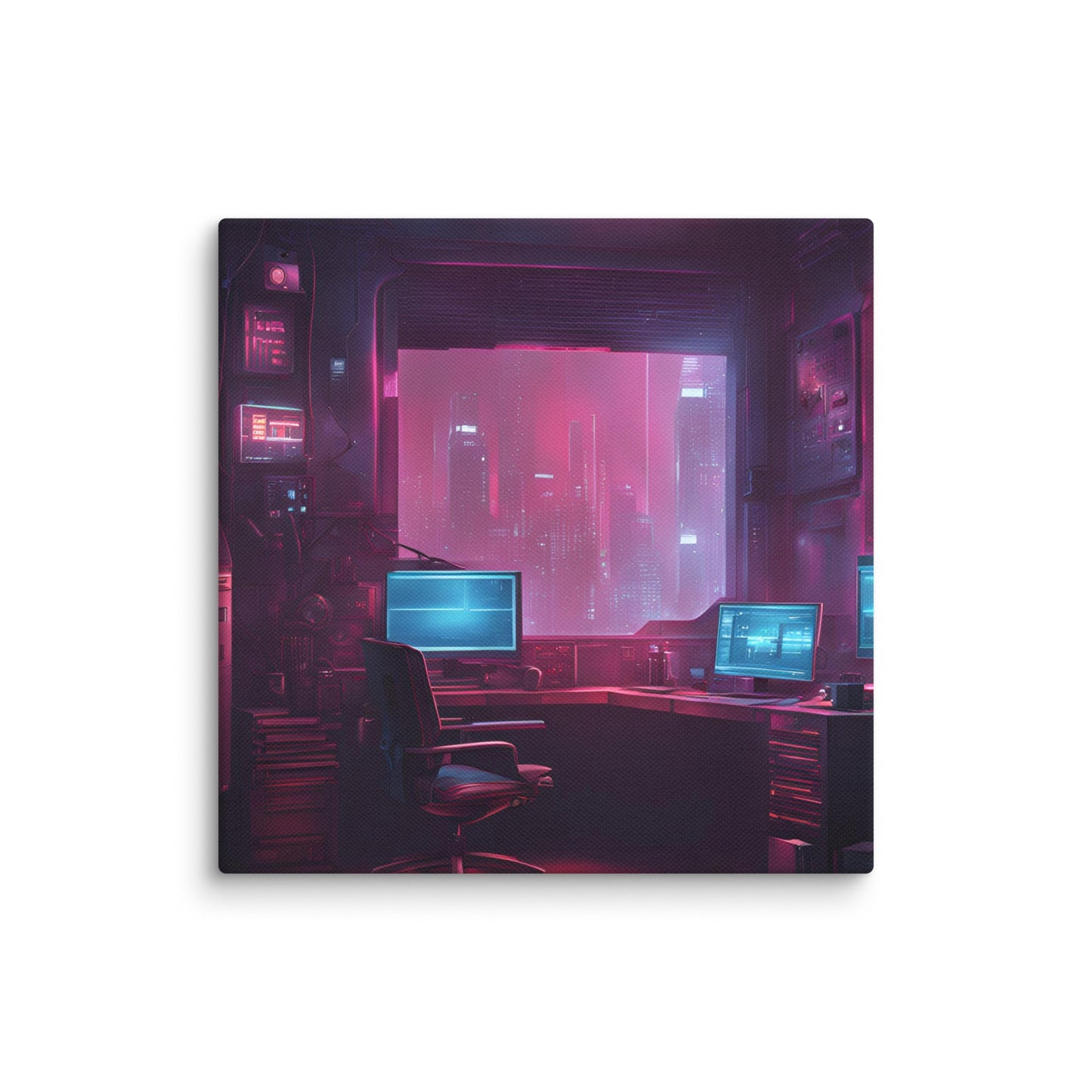 Night Work 3 Canvas
