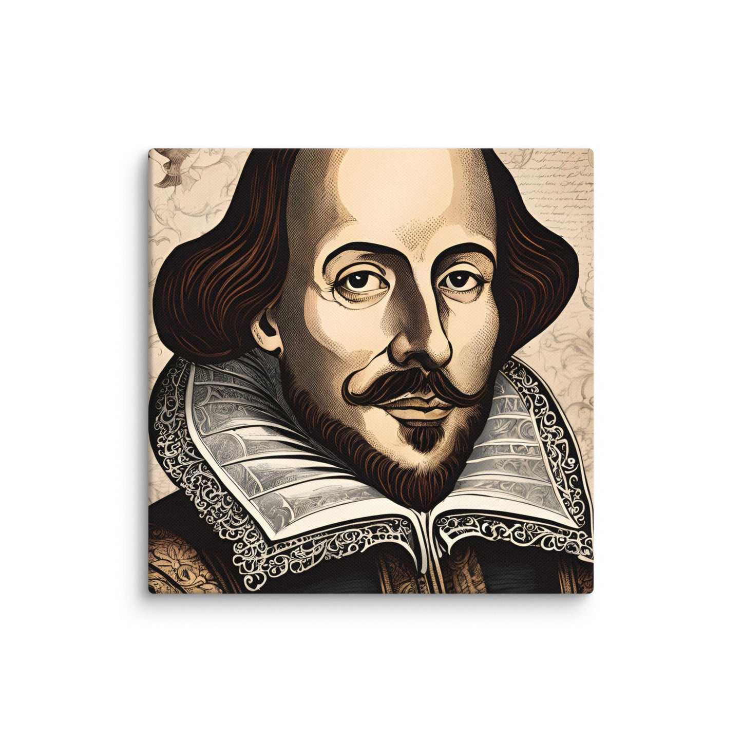 William Shakespeare Portait on Canvas