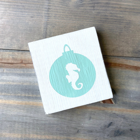Seahorse Ornament Sign