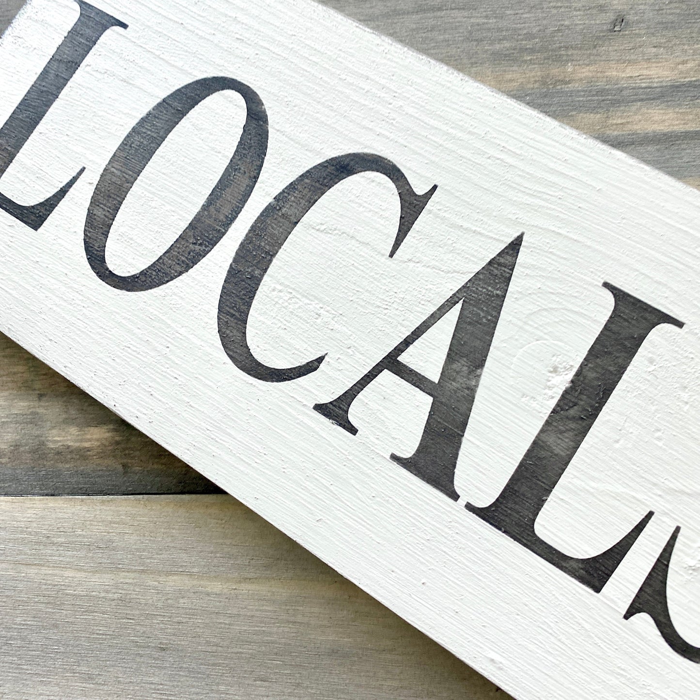 Locals Only Sign