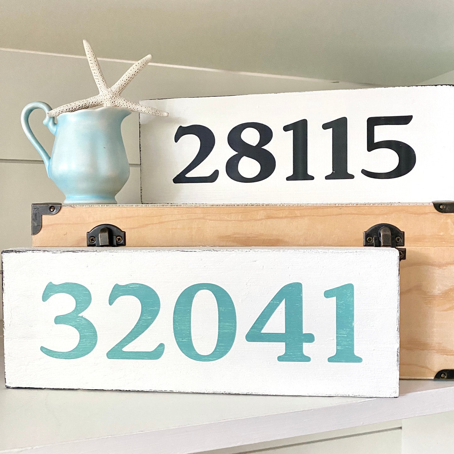 Small Zip Code Sign