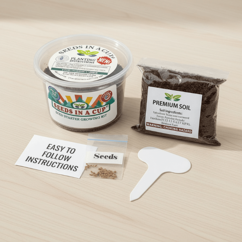 Passion Fruit Vine Grow Kit | Grow Passion Fruit Vine from Seed | Seeds In A Cup®