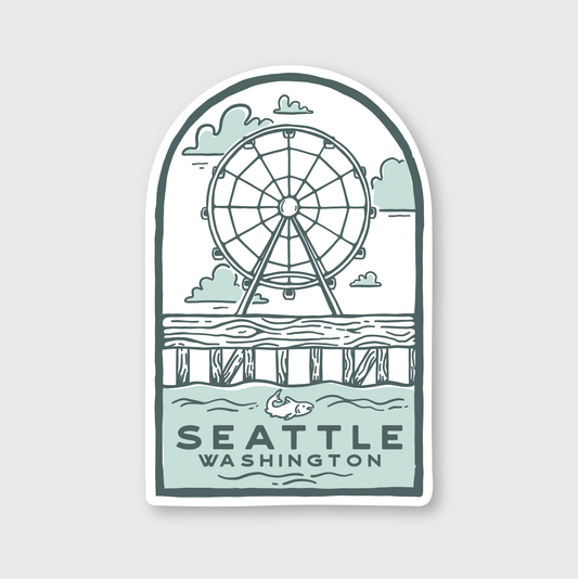 Seattle Pier Sticker