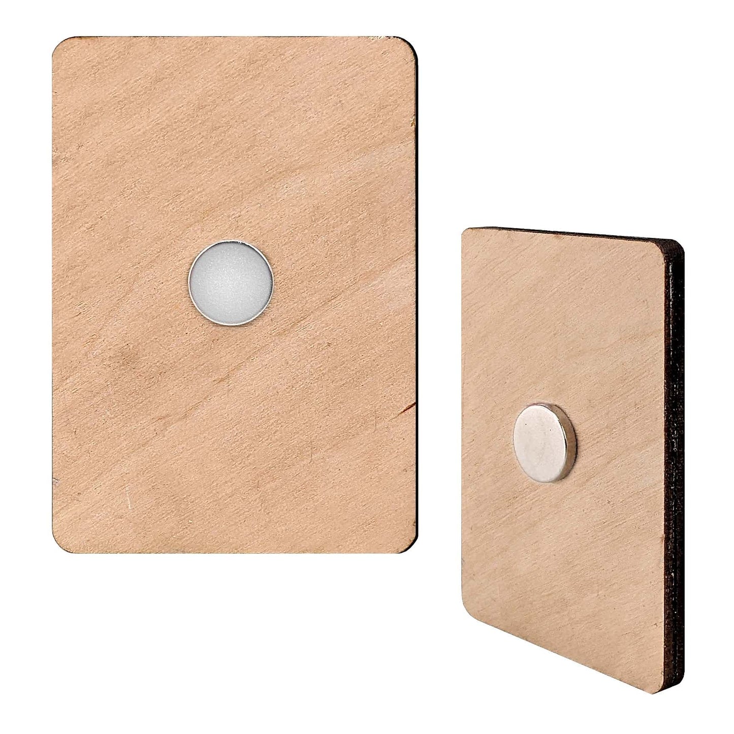 Tree House Decorative Eco Wood Magnets Set of 6 by G. Debrekht - Easter Spring Decor - 8090026G-S6