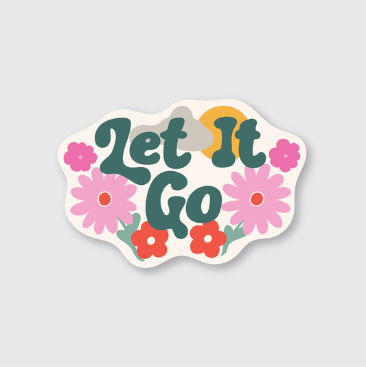 Let It Go Sticker