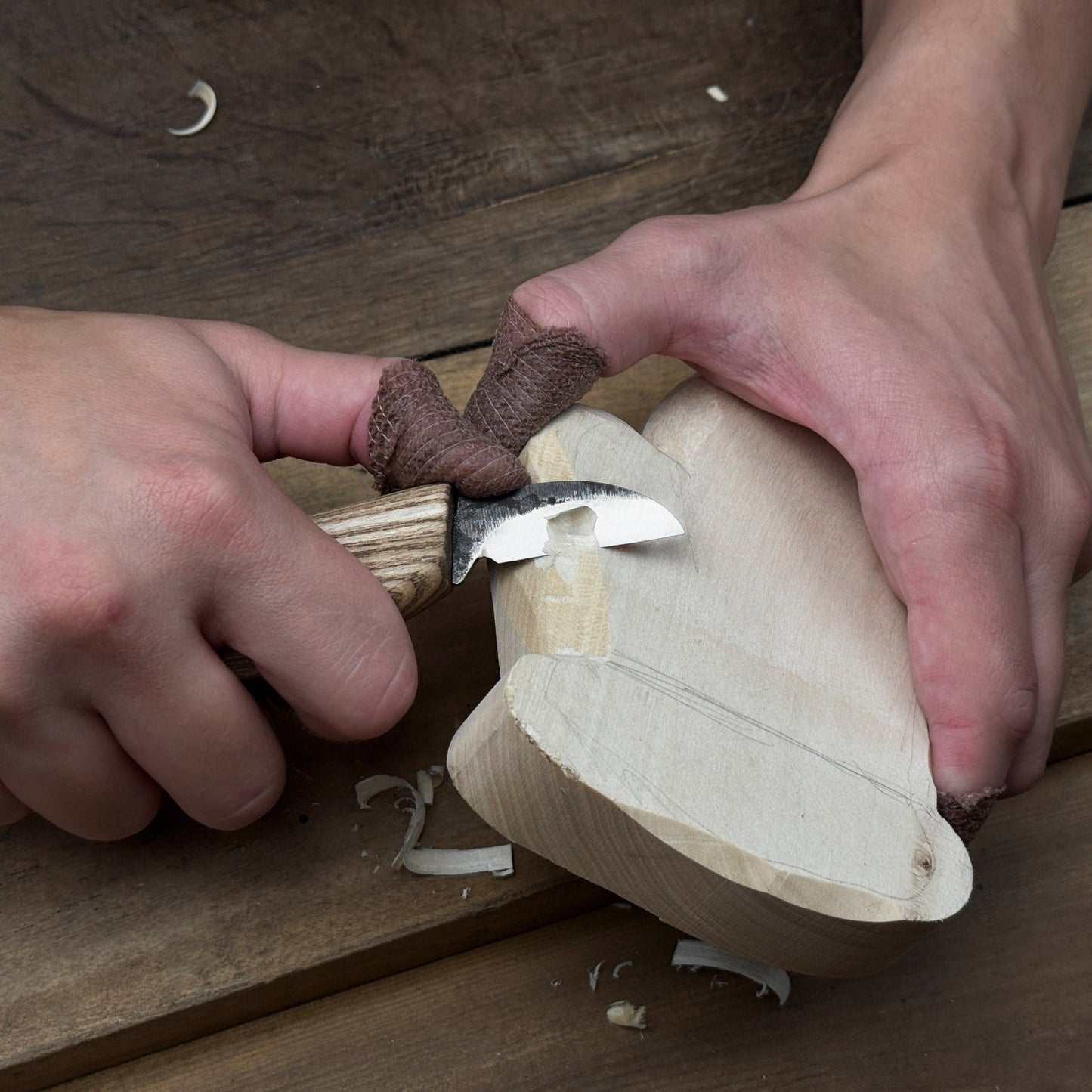 DIY Glove Wood Carving & Painting Kit
