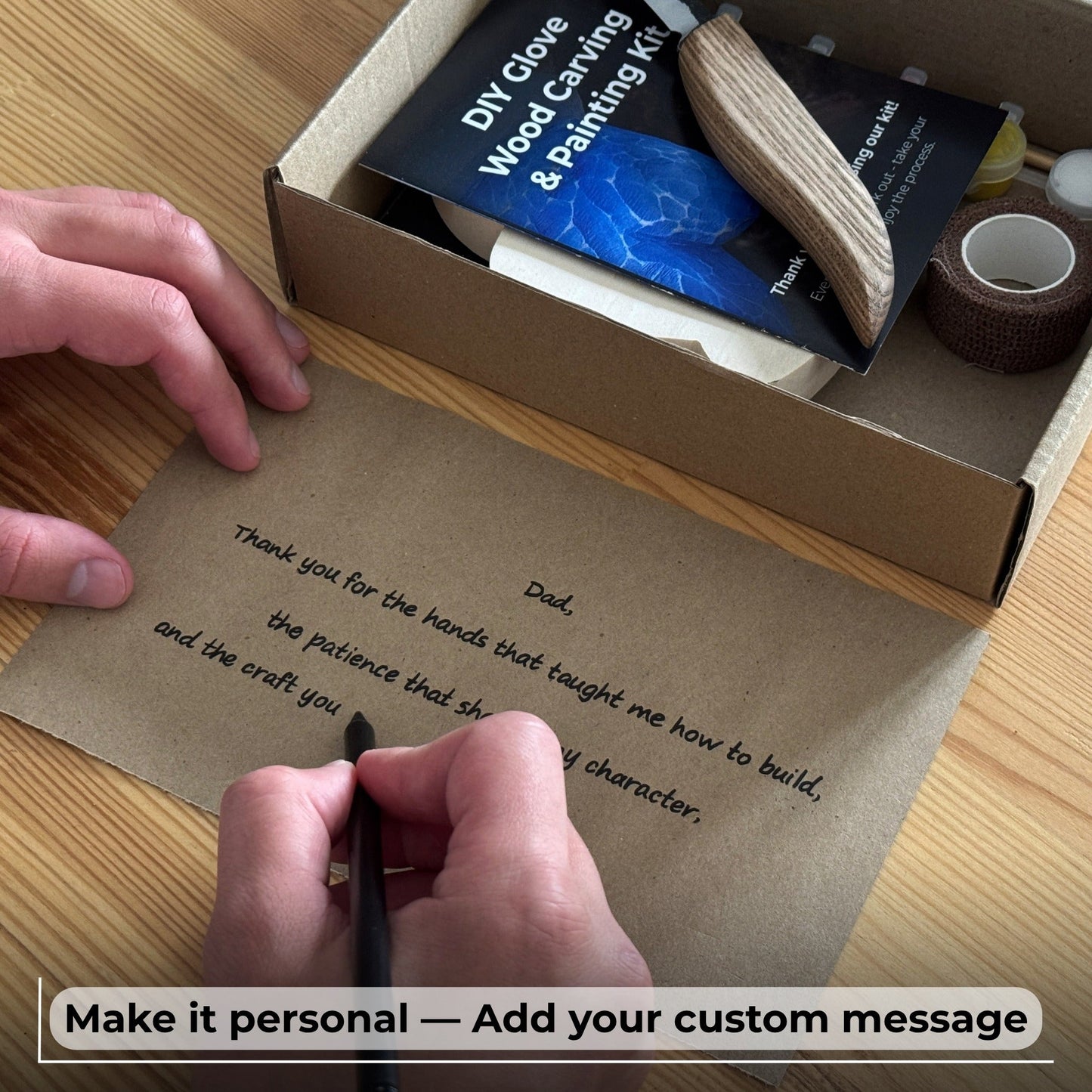 DIY Glove Wood Carving & Painting Kit