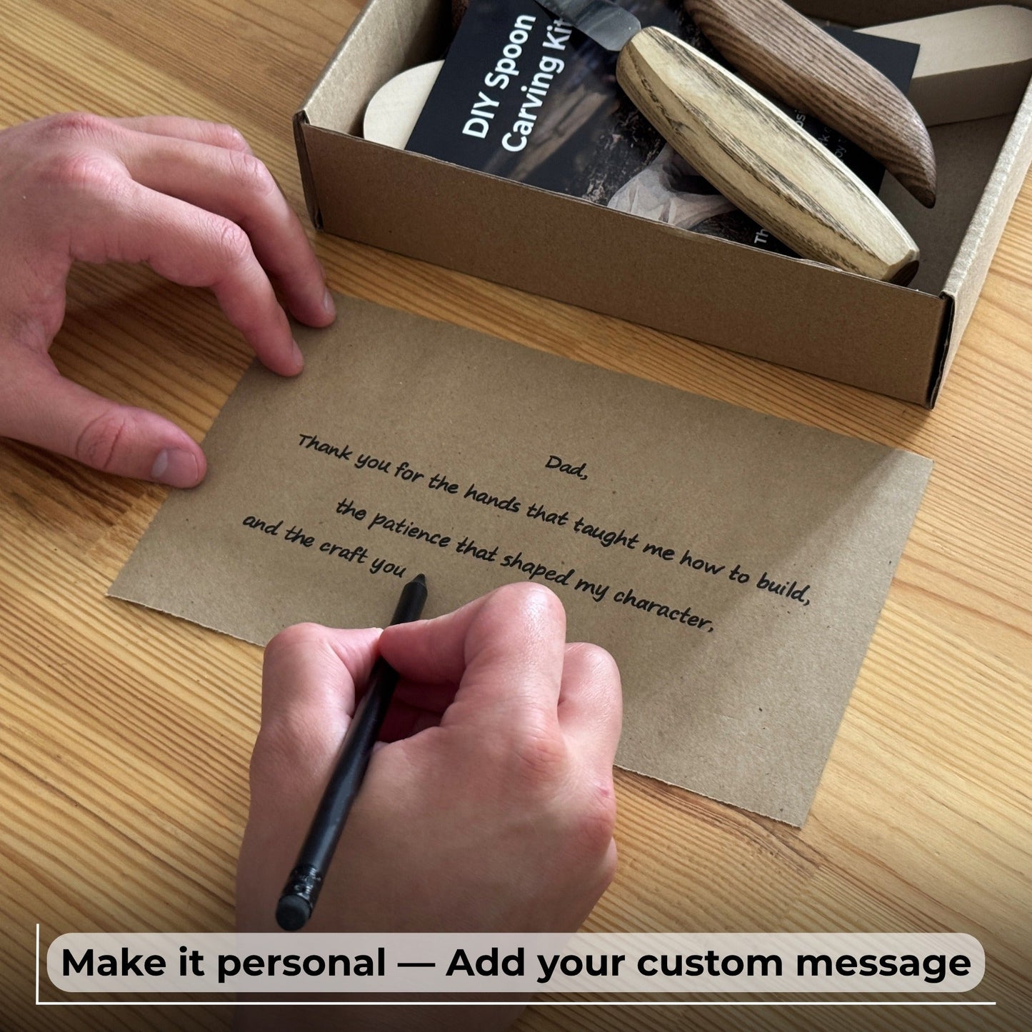 DIY Spoon Carving Kit for Beginners – Hook Knife & Whittling Tools