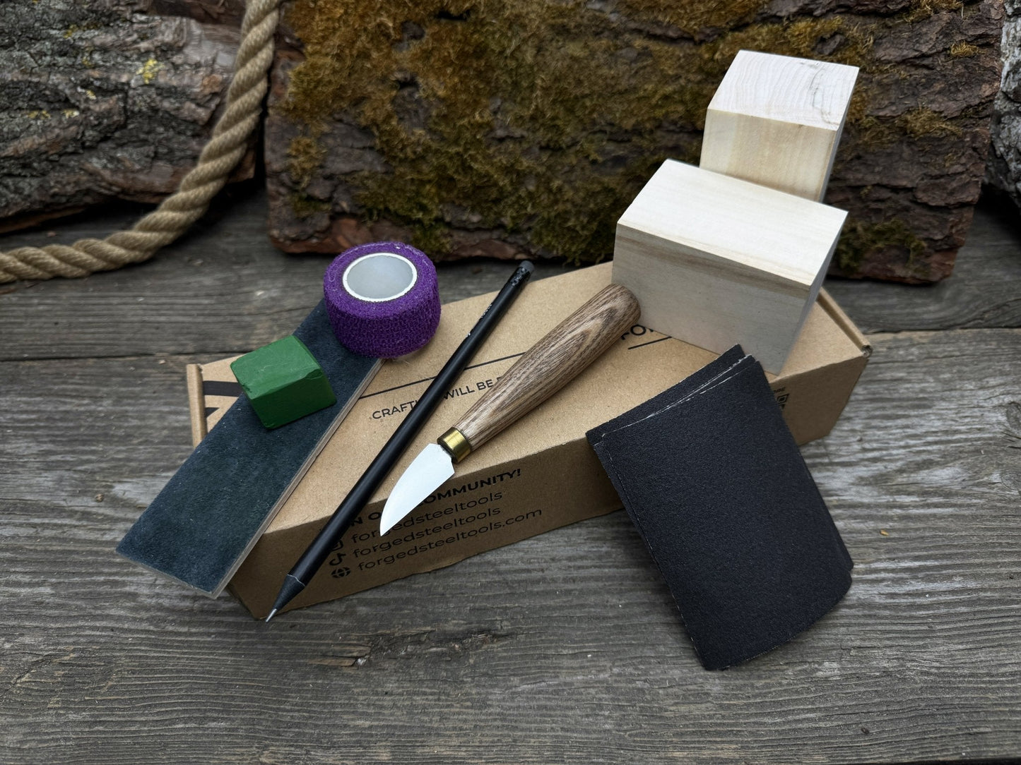 Duck Carving Kit - Complete Starter Whittling Kit for Beginners, Adults, Teens, and Kids
