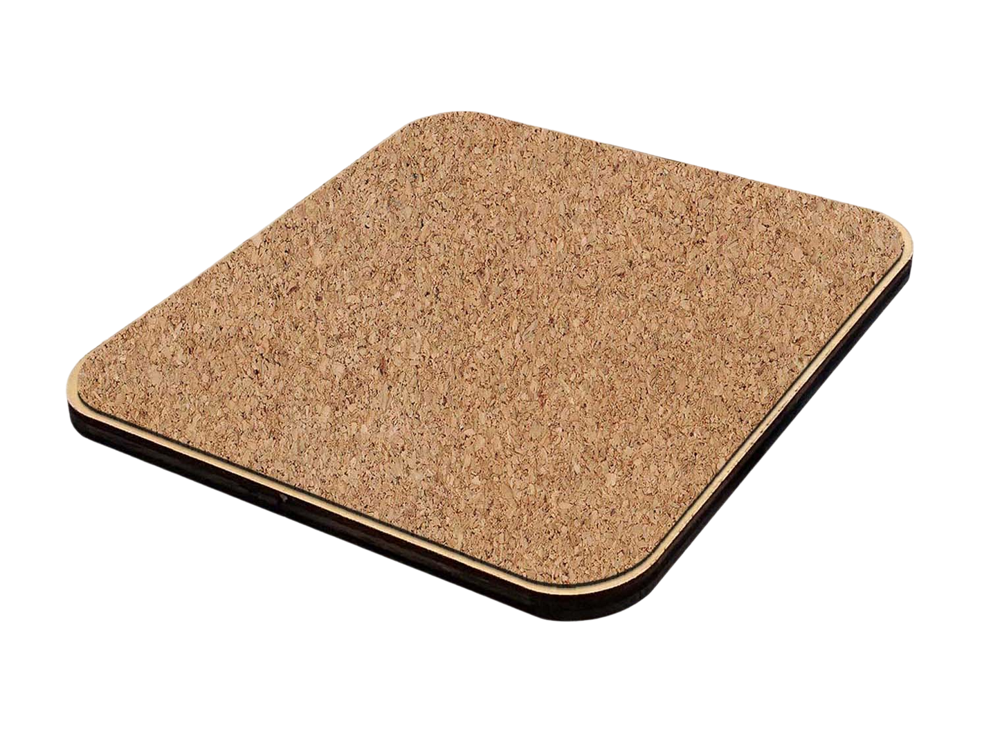 Cowboy Sunset Ride Wooden Cork Coasters Gift Set of 4 by Nature Wonders - Nature Wildlife Decor  - 95230C-S4