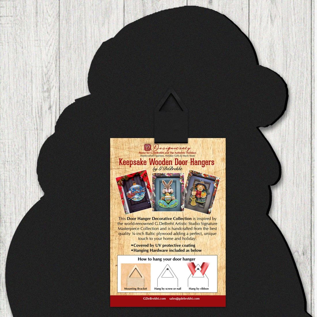 Welcome Cabin Bears Wall Door Hanger - Wildlife Holiday Decor - 8114080H