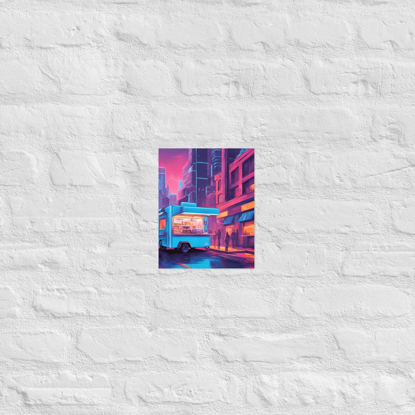 Hacker Snacks Food Truck 7 Matte Paper Poster