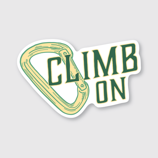 Climb On Sticker