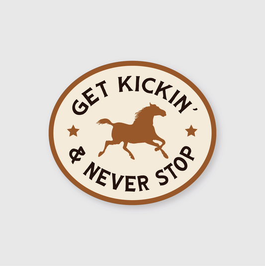 Get Kickin' Sticker