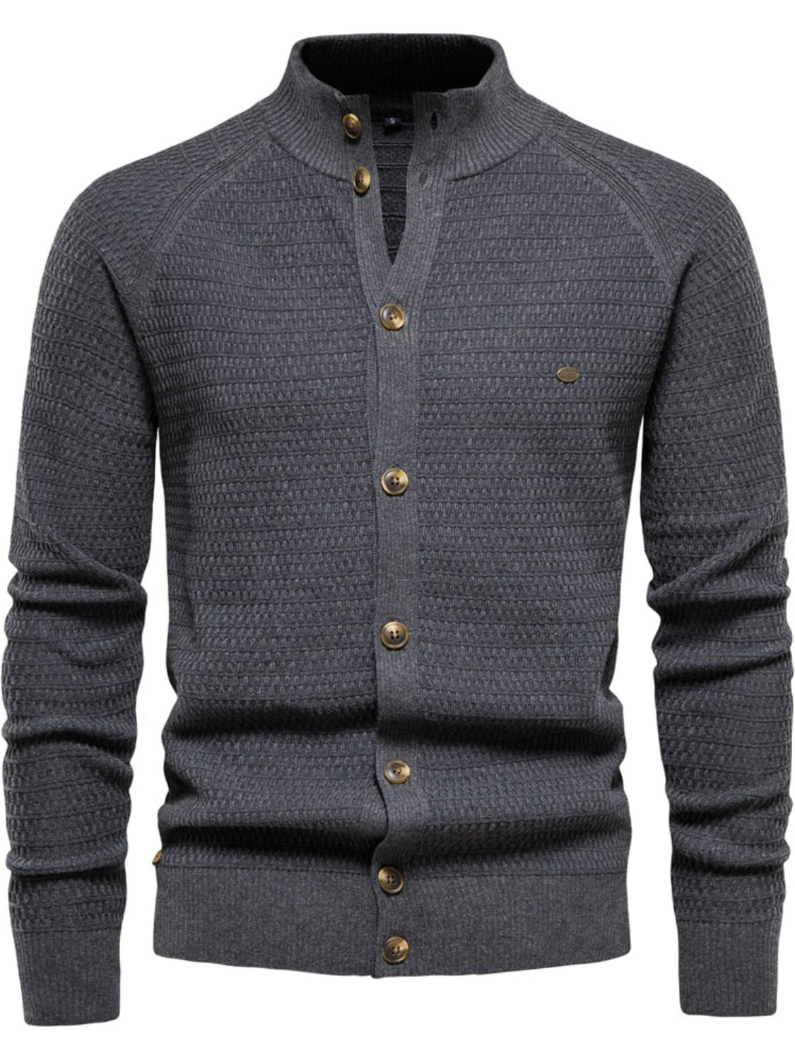 Men's Button Down Long Sleeve Cardigan