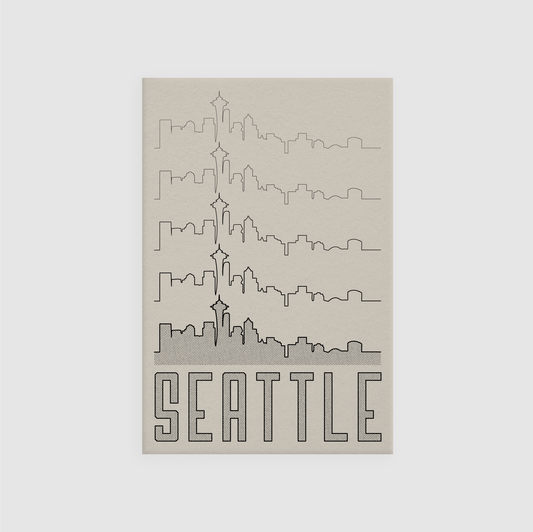 Seattle Skyline Postcard