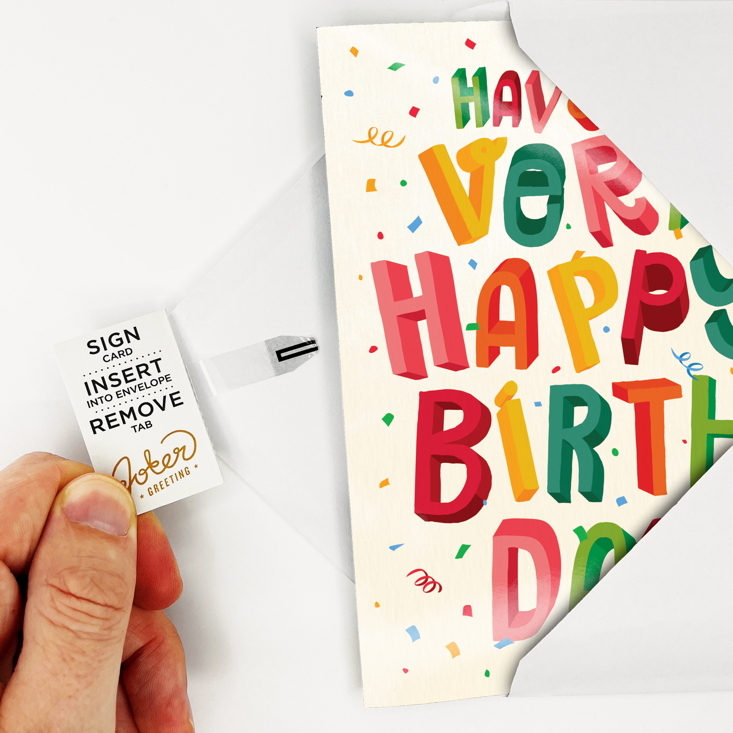 Endless Birthday Farts Card with Glitter