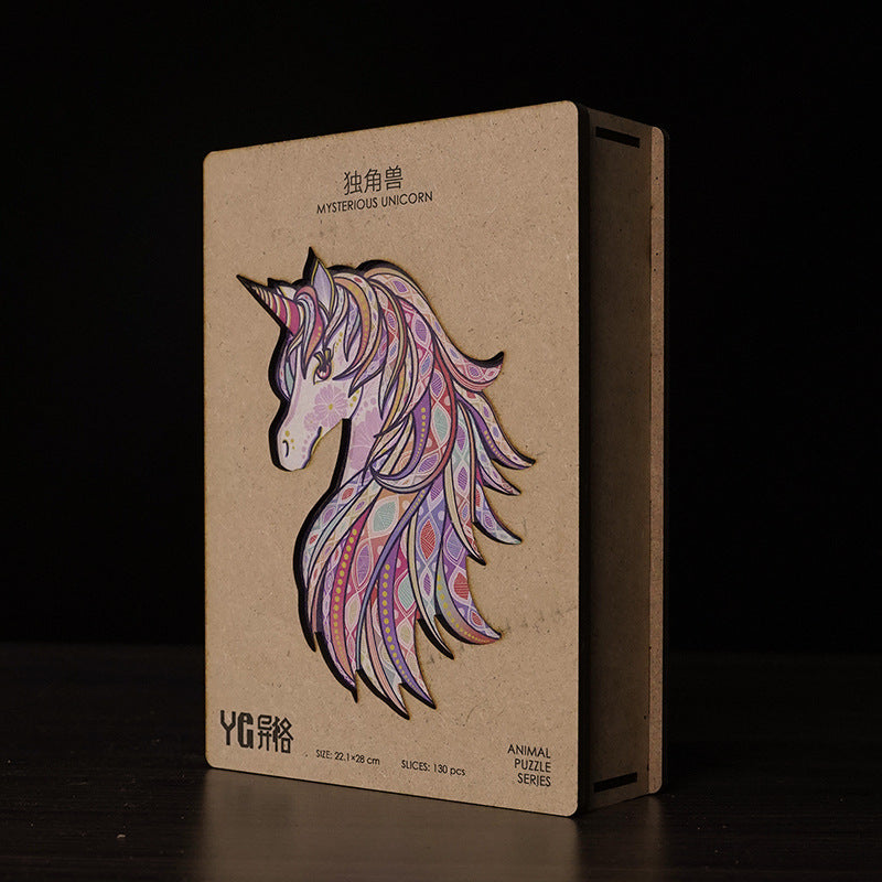 DIY Wooden Animal Shaped Puzzle – Unique Gift for Christmas