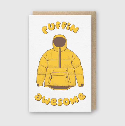 Puffin Awesome Greeting Card
