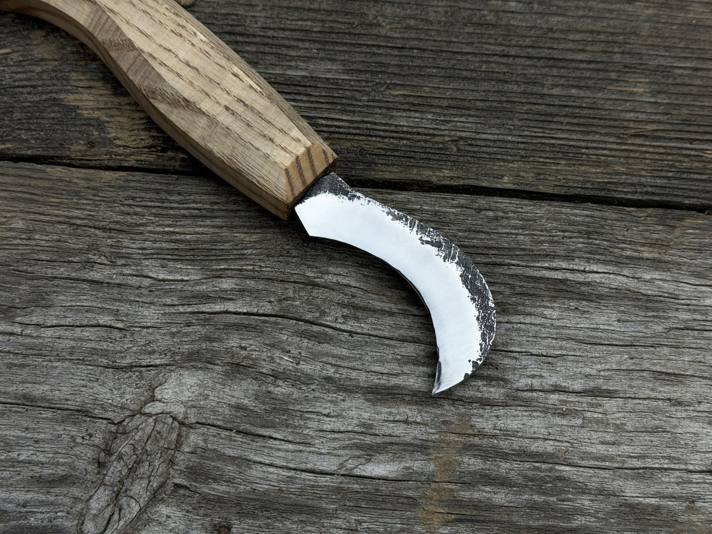 Forged Mushroom Knife with Brush, 6.5 cm (2.56 inches)