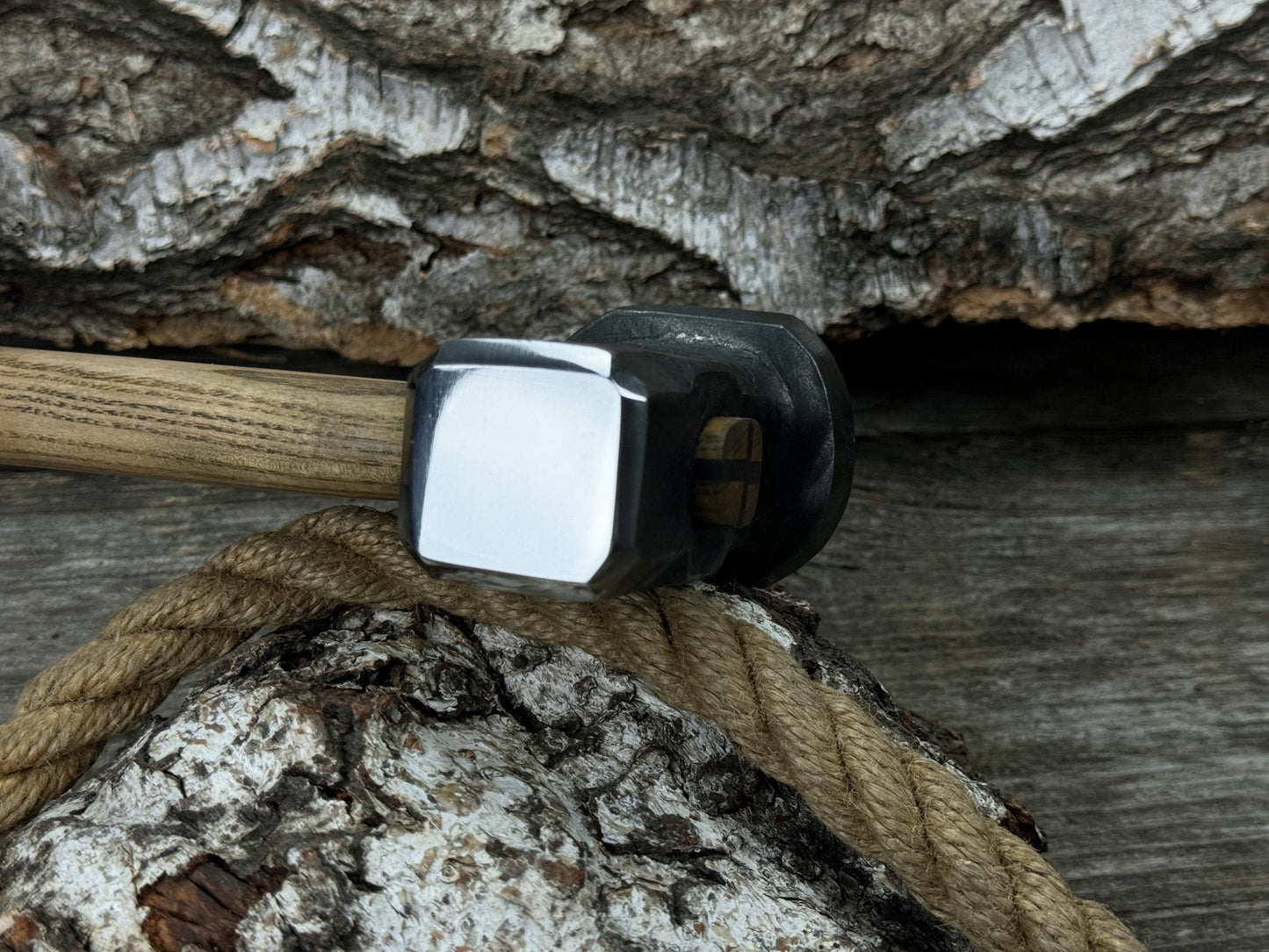 Hand-Forged Double Blacksmith's Hammer, 1.5 kg (3.3 lbs)
