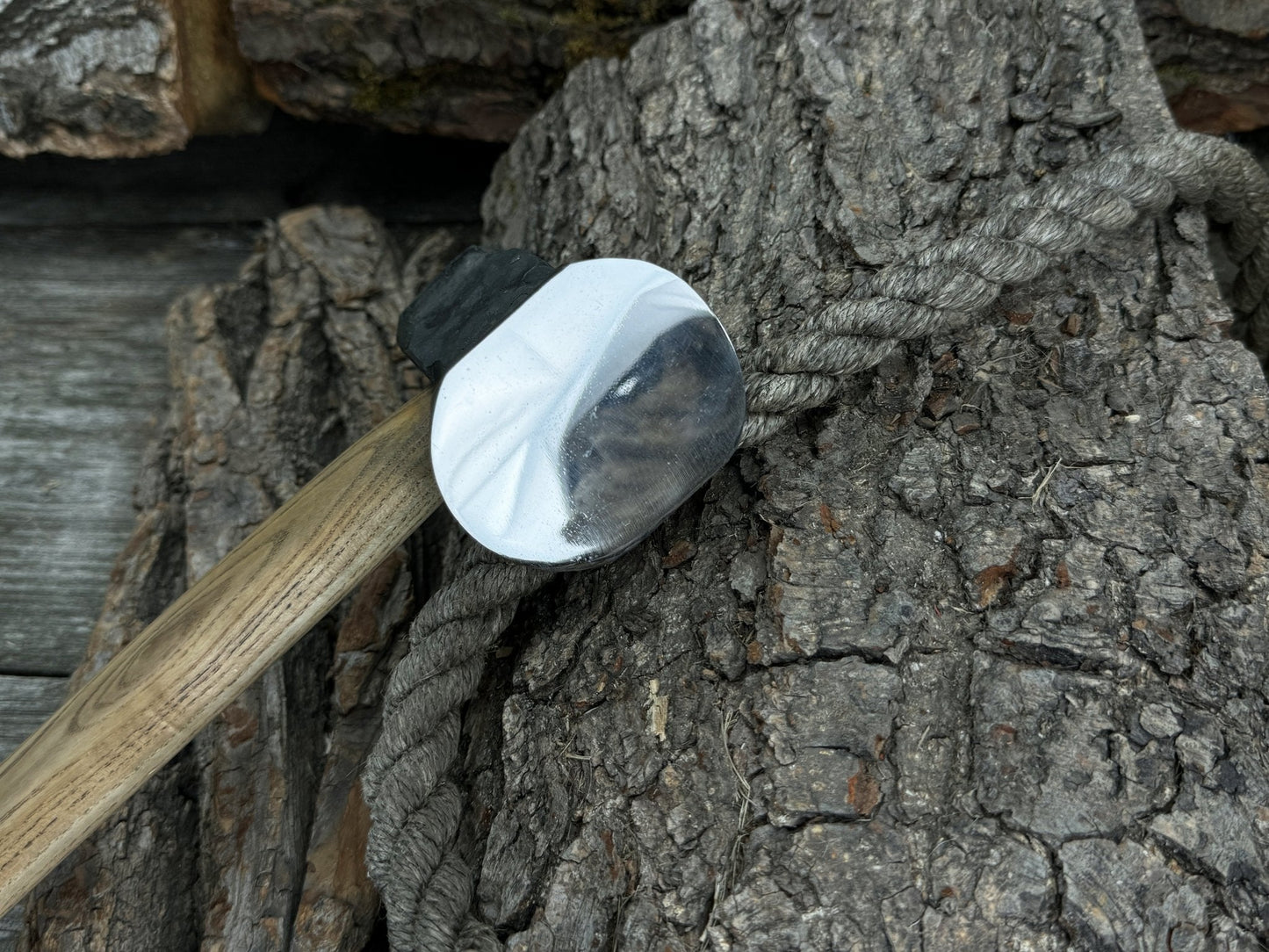 Hand-Forged Double Blacksmith's Hammer, 1.5 kg (3.3 lbs)