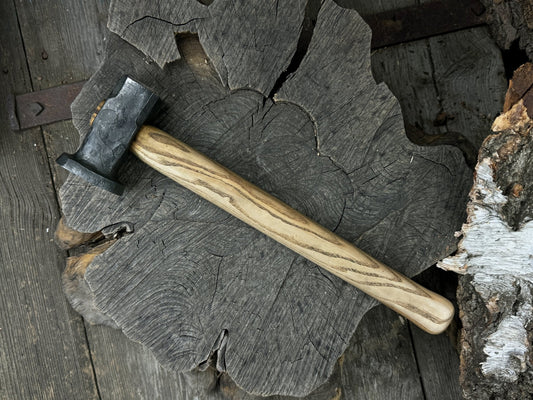 Hand-Forged Double Blacksmith's Hammer, 1.5 kg (3.3 lbs)