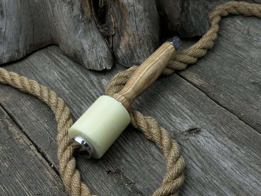 Handmade Mallet with Nylon Head, 21.5 cm (8.46 inches)