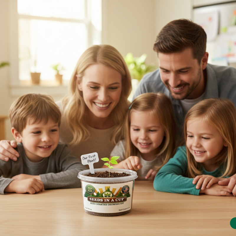 Loofah Grow Kit | Grow Natural Bath Sponges from Seed | Seeds In A Cup®