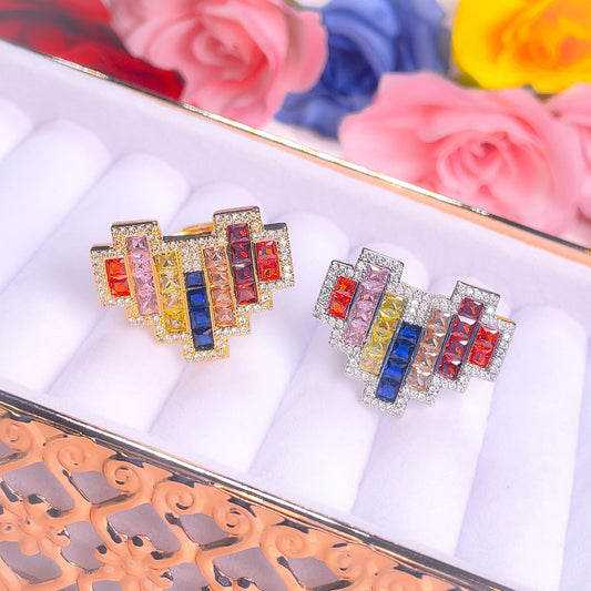 Playful Heart Ring