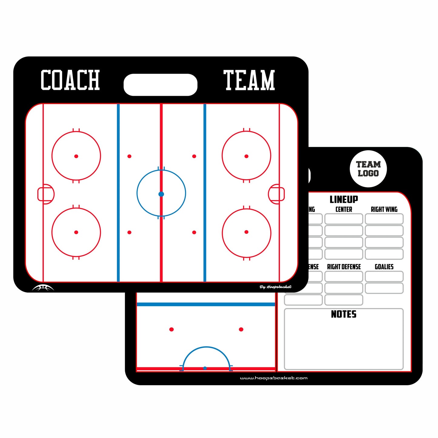 Custom Ice Hockey Magnetic Coaching Board 22x17.5" (56x45cm)
