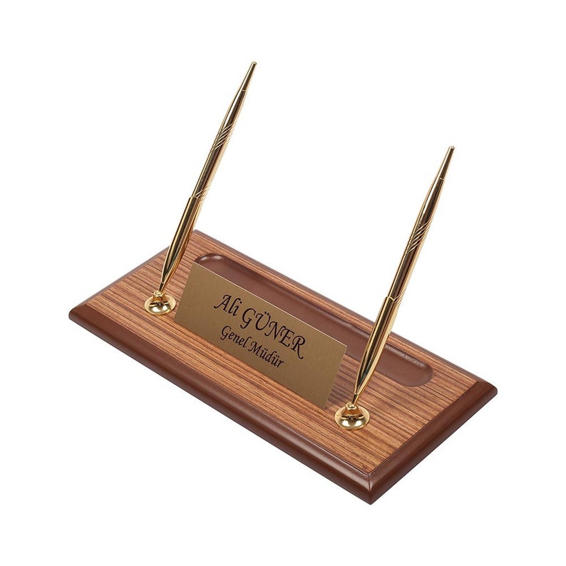 MOOG Zebrona Leather Desk Set-Black- 11 PCS