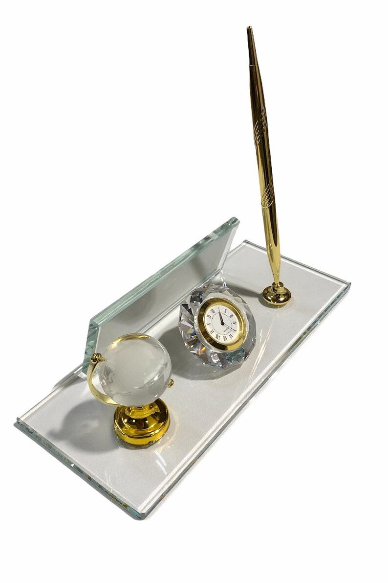 MOOG Personalized Glass Desk Name Plate