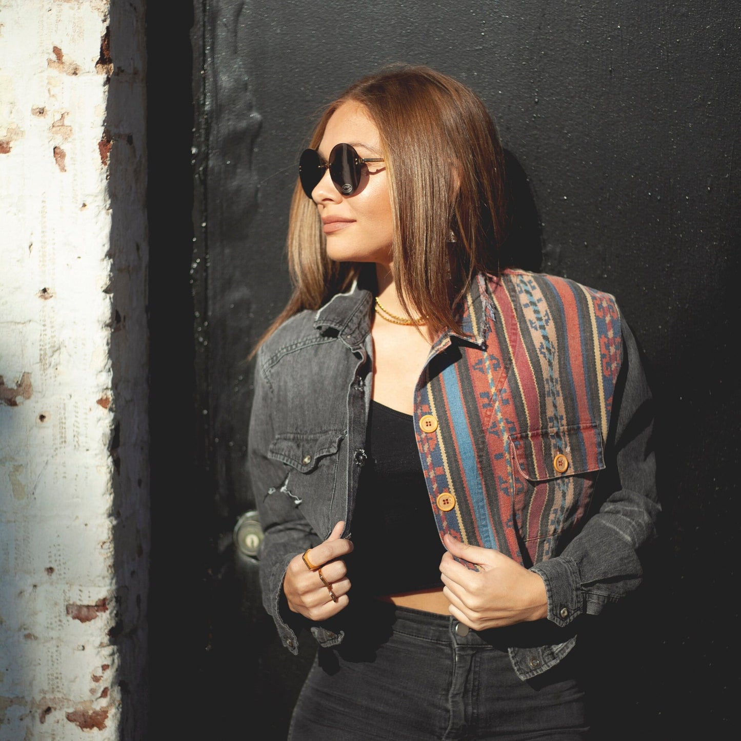 KARMA Flat Top Gold or Silver Ring