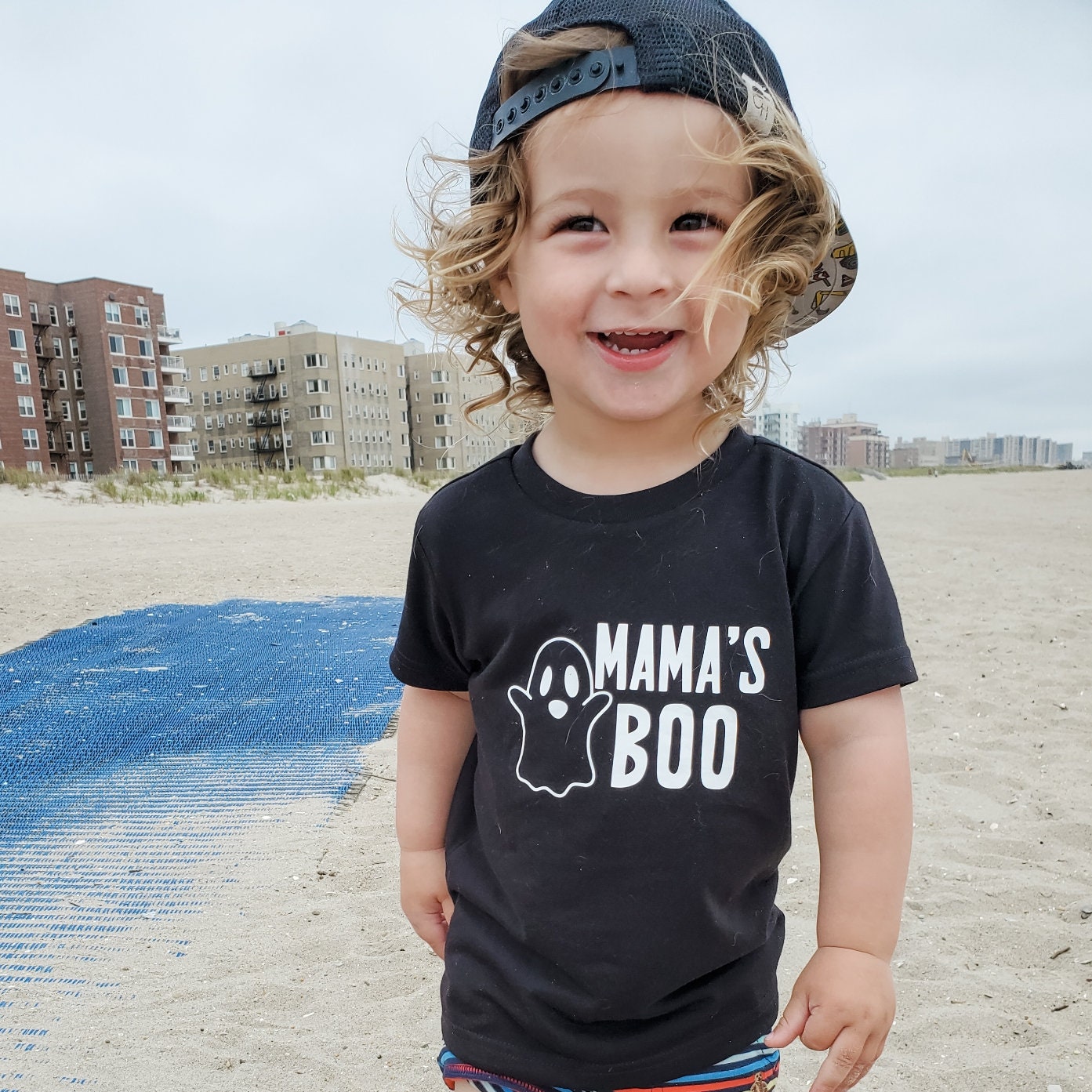 Halloween Mama's Boo and Daddy's Ghoul Baby and Toddler Tee