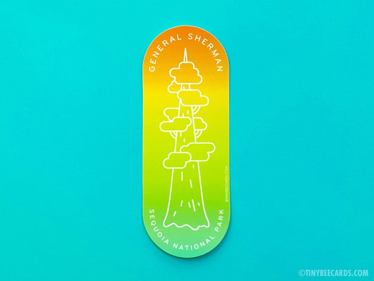 General Sherman Tree Sequoia National Park Vinyl Sticker