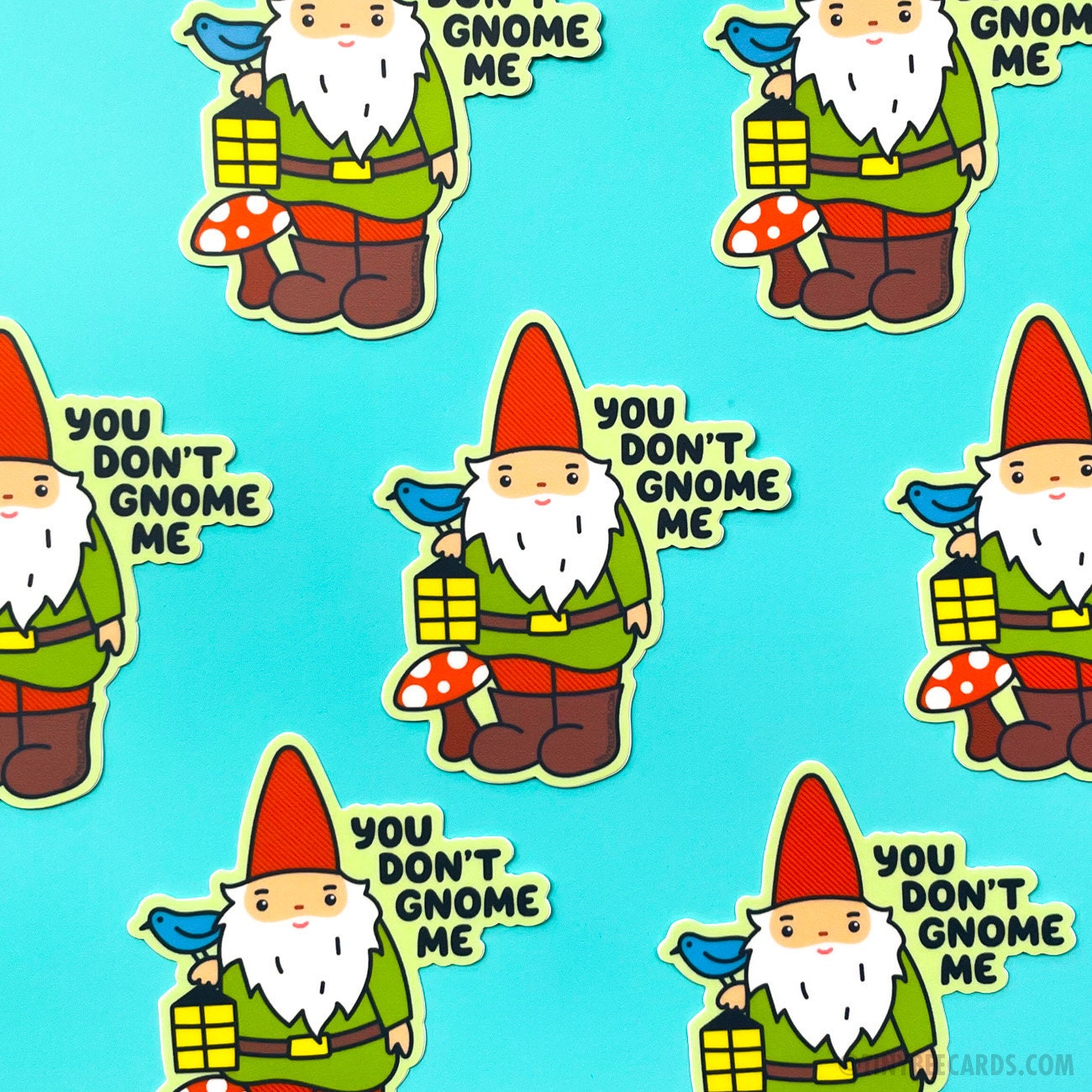 Gnome Vinyl Sticker - You Don't Gnome Me